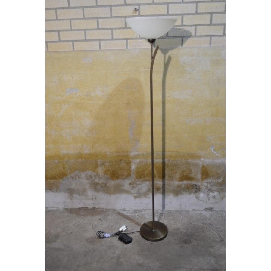 Staande lamp messing / glas-2