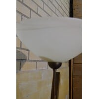 thumb-Staande lamp messing / glas-5