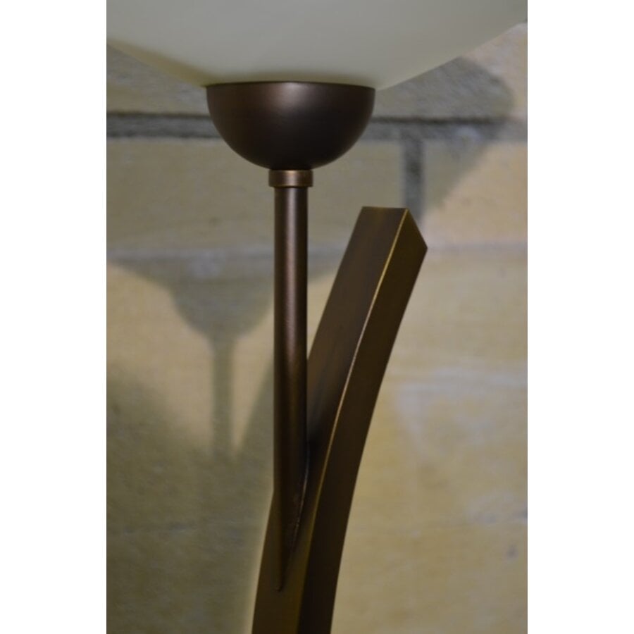 Staande lamp messing / glas-6