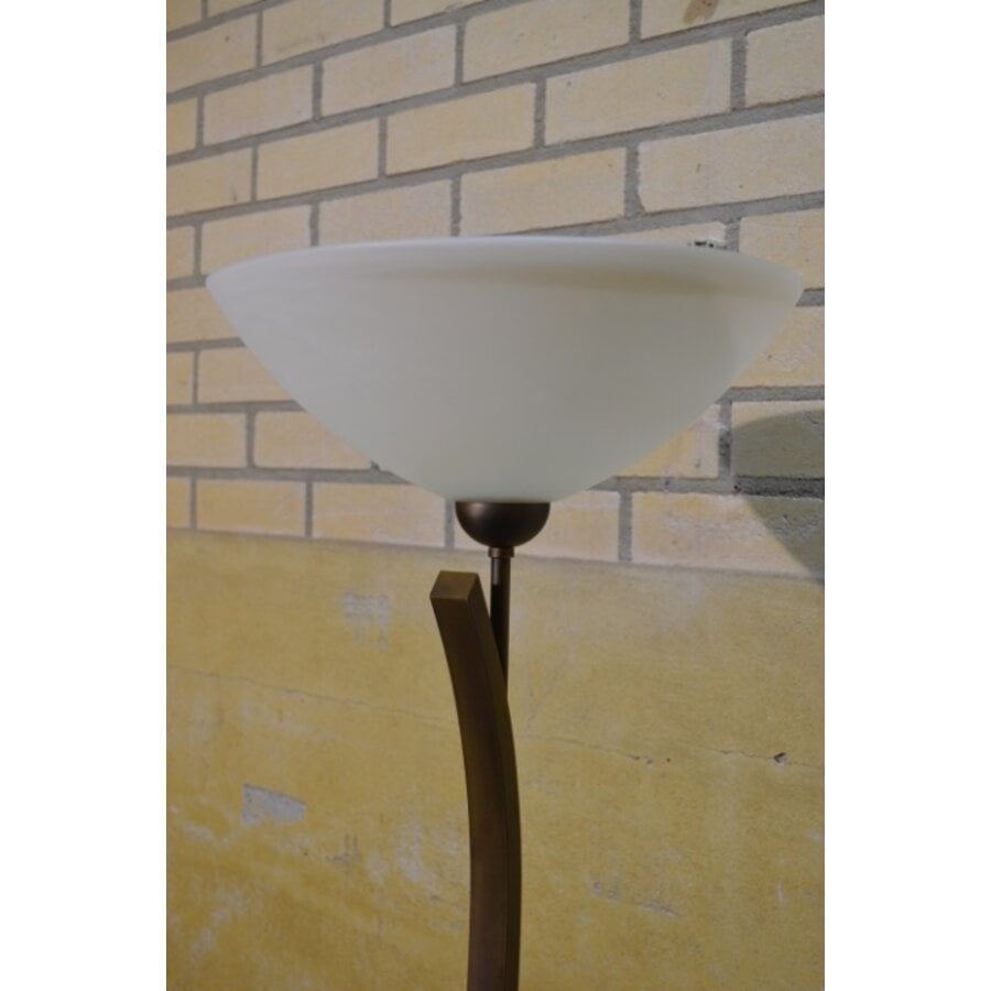 Staande lamp messing / glas-8