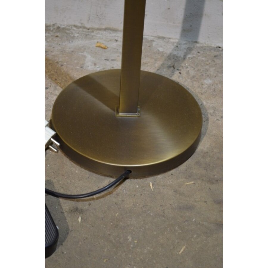 Staande lamp messing / glas-9
