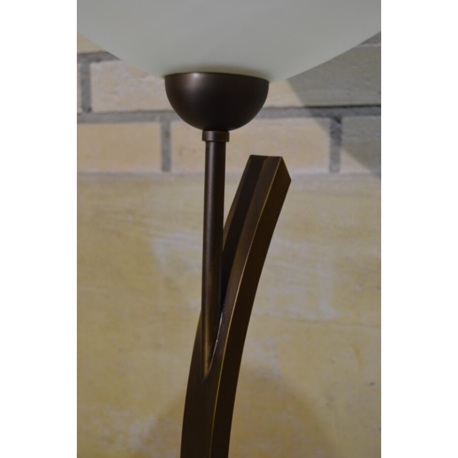 Staande lamp messing / glas-10