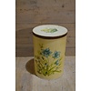 Blik met bloemen