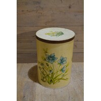 thumb-Blikken doos bloemen decor-1