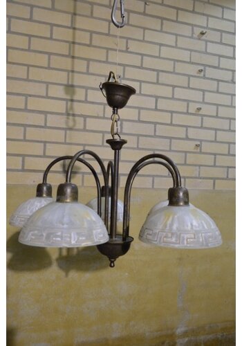 Hanglamp messing look 