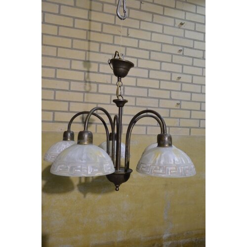 Hanglamp messing look 