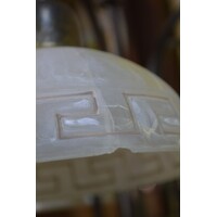 thumb-Hanglamp messing look met glas-5