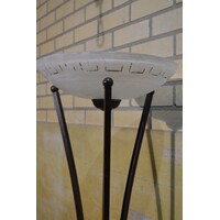 thumb-Staande lamp metaal en glas-6