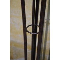 thumb-Staande lamp metaal en glas-7
