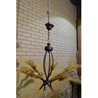 thumb-Hanglamp glas 5 armig-2
