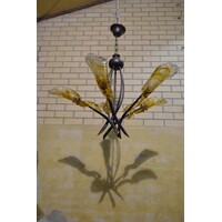 thumb-Hanglamp glas 5 armig-9