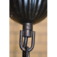 thumb-Eiken hanglamp met glas kapjes-8