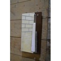 thumb-Retro wandspiegel met kleerborstel jaren 60-3