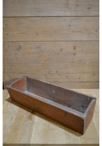 Oude houten bak 