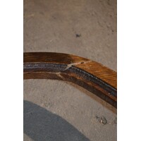 thumb-Franse eiken salontafel met gedraaide bolpoten-3