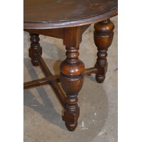 thumb-Bolpoot salontafeltje van massief hout-2