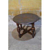 thumb-Bolpoot salontafeltje van massief hout-3