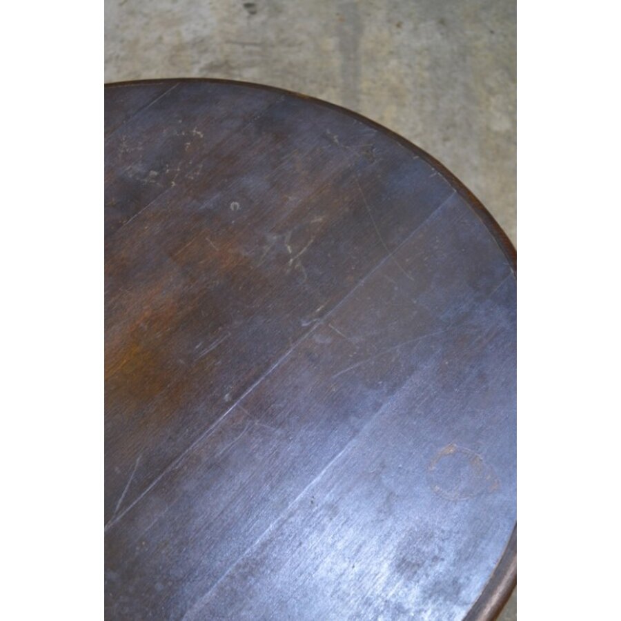 Bolpoot salontafeltje van massief hout-6