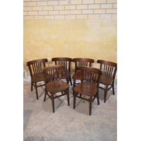 thumb-Set van 6 massief houten stapelbare caféstoelen-3