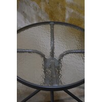 thumb-Rond metalen bistrotafeltje met glazen blad-4