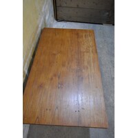 thumb-Grote teak salontafel van massief hout met laden-3