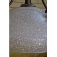 thumb-Hanglamp van metaal en melkwit glas-7