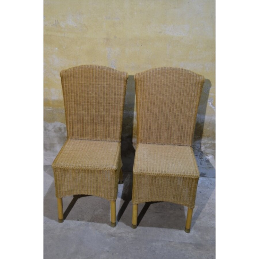 Originele Lloyd Loom stoelen set van 2-3