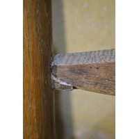 thumb-Eiken knopstoelen met rieten zitting set van 2-7