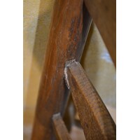 thumb-Eiken knopstoelen met rieten zitting set van 2-9