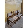LoodsVol, Tweedehands Set van 4 antieke Art Nouveau mahonie stoelen