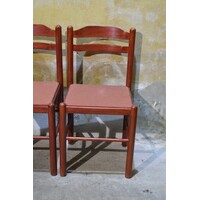 thumb-Mesto retro design eetkamerstoelen beukenhout-2