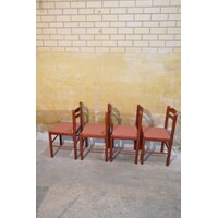 thumb-Mesto retro design eetkamerstoelen beukenhout-4