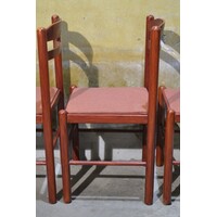 thumb-Mesto retro design eetkamerstoelen beukenhout-5