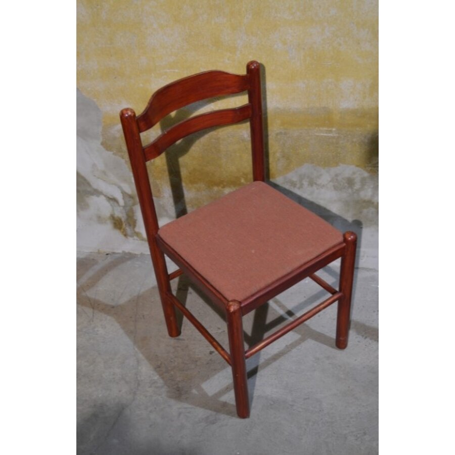 Mesto retro design eetkamerstoelen beukenhout-8