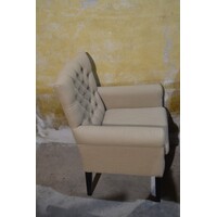 thumb-Set van 3 moderne armstoelen beige stof-4