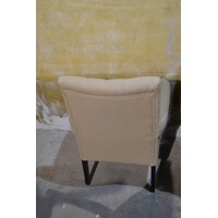 thumb-Set van 3 moderne armstoelen beige stof-5