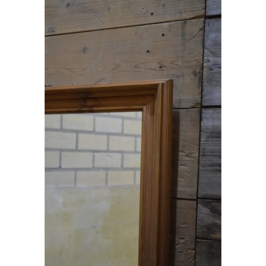 Houten grenen spiegel voor wanddecoratie-2