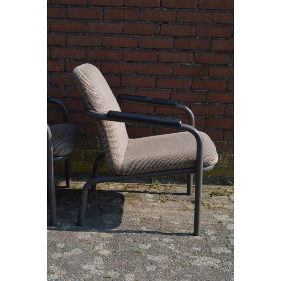 Set van 3 Gispen geïnspireerde retro fauteuils-6