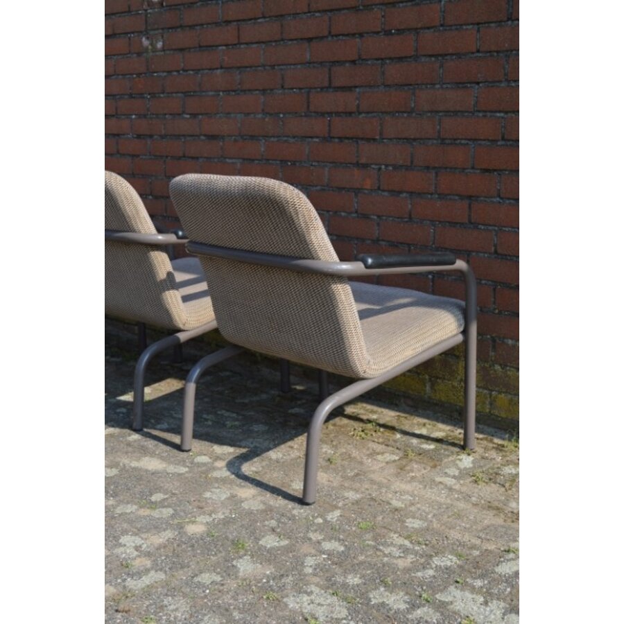 Set van 3 Gispen geïnspireerde retro fauteuils-10
