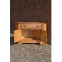thumb-Patine blank eiken hoek tv kastje-4