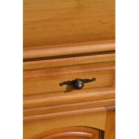 thumb-Patine blank eiken hoek tv kastje-6