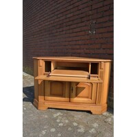 thumb-Patine blank eiken hoek tv kastje-9