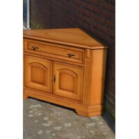 thumb-Patine blank eiken hoek tv kastje-10