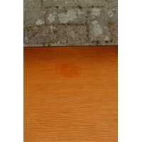thumb-Massief eiken salontafel met lectuurplank-7