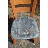 thumb-Set van 4 blank eiken stoelen met stoffen zitting-5