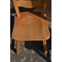 thumb-Set van 4 massief eiken eetkamerstoelen blank-4