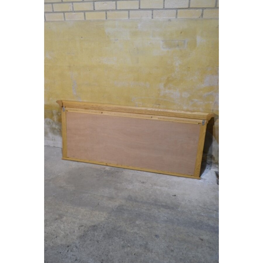 Spiegel met blank eikenhouten lijst-6
