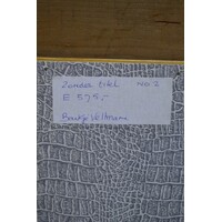 thumb-Schilderij van vrouw door Baukje Veltman in grenen lijst-5