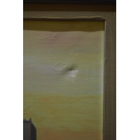 thumb-Vintage schilderij met decoratieve lijst-2