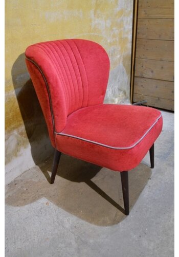 Rood cocktail stoeltje 